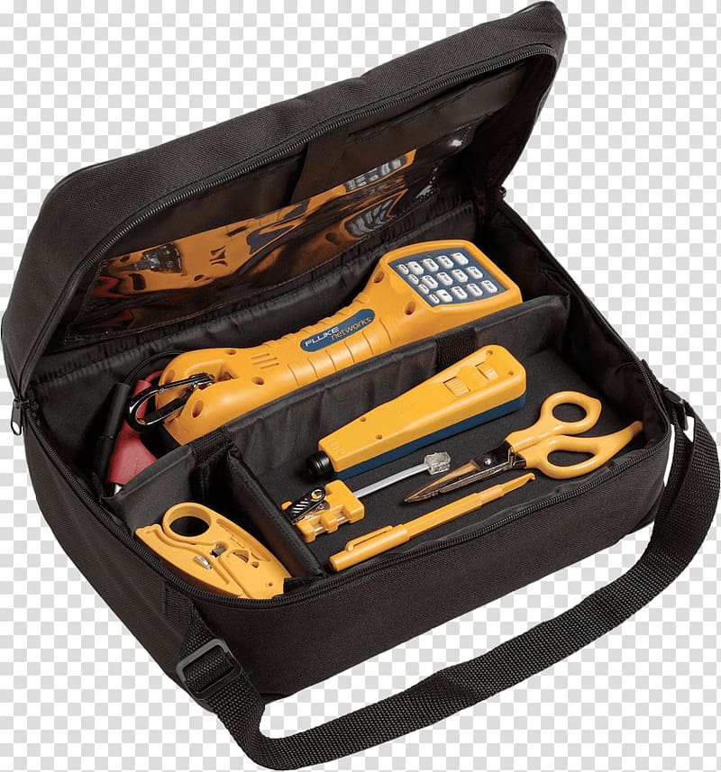 11289000 Fluke Networks Electrical Contractor Telecom Kit II Fluke Corporation Fluke Networks 11290000 Electrical Contractor Telecom Kit I with Cable tester Computer network, networking tools transparent background PNG clipart