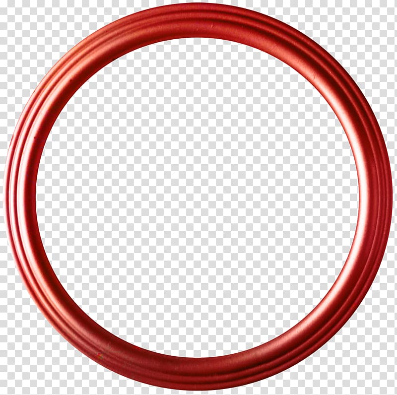 round red frame sticker, Circle Red Disk Shape, Red circle transparent background PNG clipart