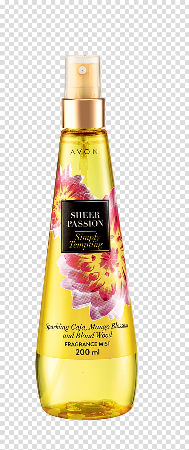 Perfume Avon Products Body spray Eau de parfum Eau de Cologne, yellow mist transparent background PNG clipart