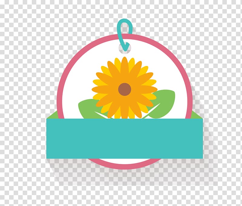 Common sunflower Bookmarklet , Chrysanthemum tag transparent background PNG clipart