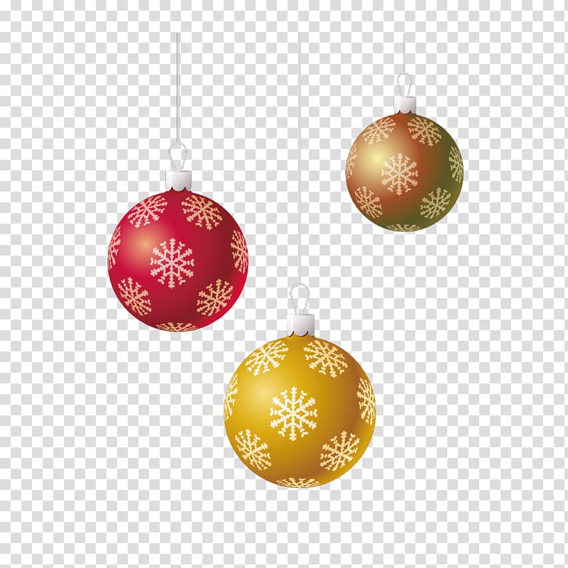 Christmas ornament Christmas decoration Christmas tree Snowflake, Floating ball transparent background PNG clipart