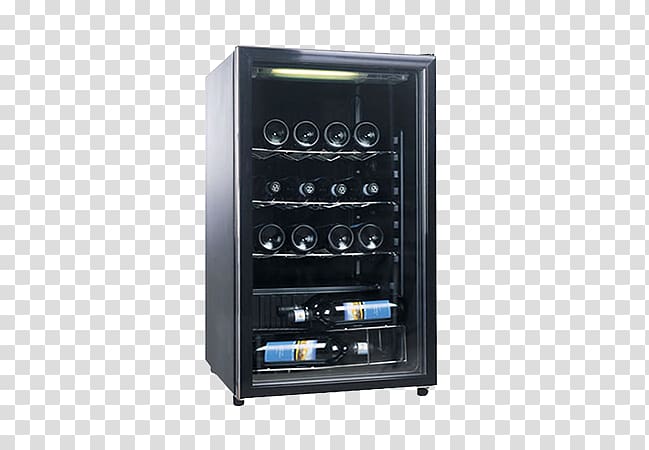 Wine cooler Refrigerator Multimedia, Wine Cooler transparent background PNG clipart