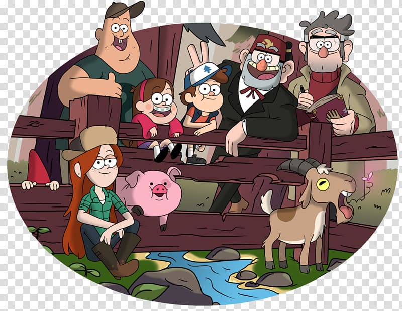 Dipper Pines Grunkle Stan Mabel Pines Stanford Pines , Family cartoon transparent background PNG clipart