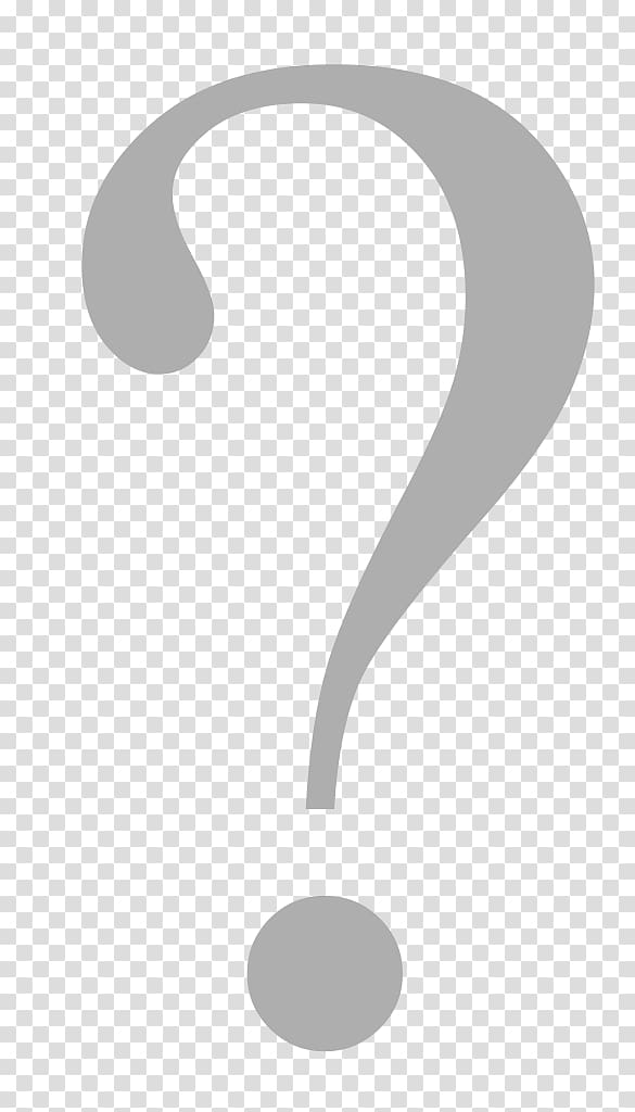 Question mark Desktop Grey Computer Icons, QUESTION MARK transparent background PNG clipart