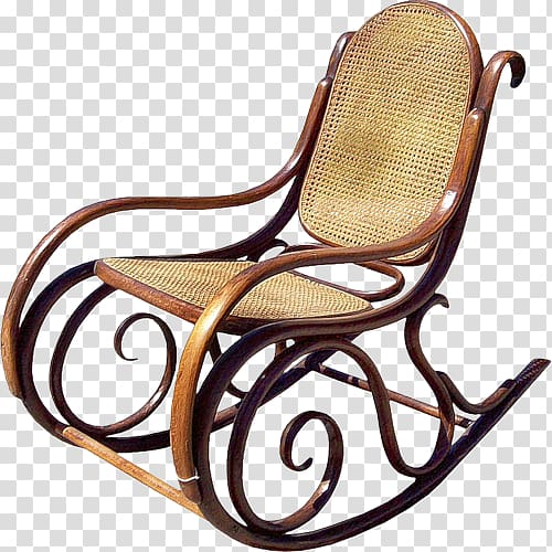 Rocking Chairs Bentwood Gebrüder Thonet Furniture, chair transparent background PNG clipart