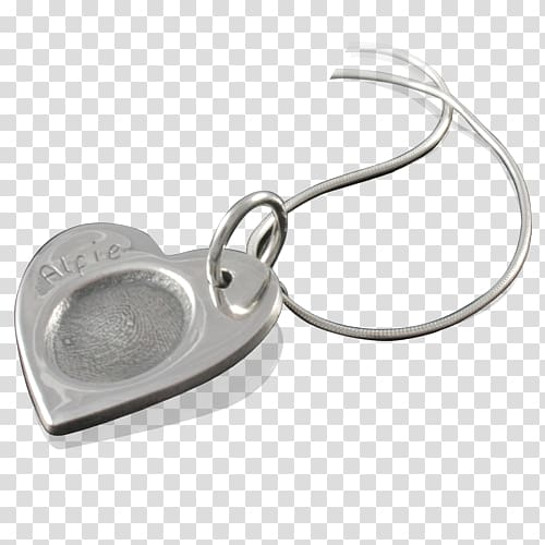 Silver Fingerprint Infant Fine motor skill Charm bracelet, Heart fingerprint transparent background PNG clipart