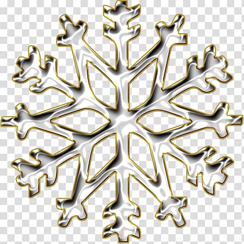 ClipGrab Snowflake , gold Snow transparent background PNG clipart