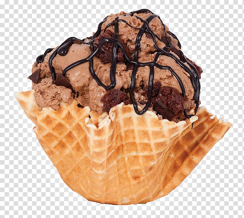 Chocolate ice cream Ice Cream Cones Sundae, ice cream transparent background PNG clipart