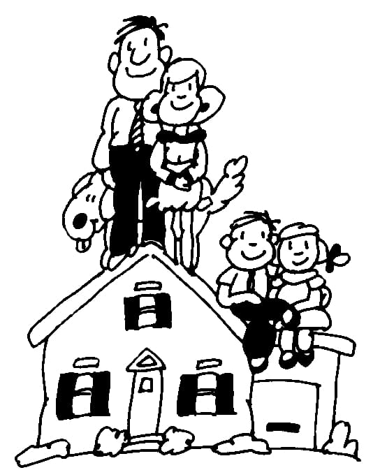 House Home Family , House Family transparent background PNG clipart