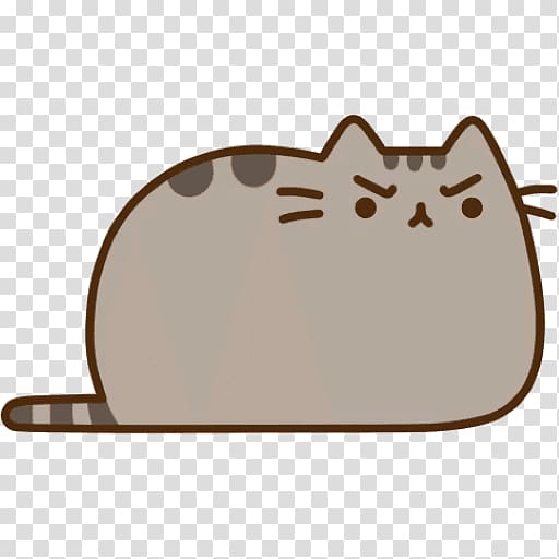 Pusheen Cat Anger Sticker, Cat transparent background PNG clipart