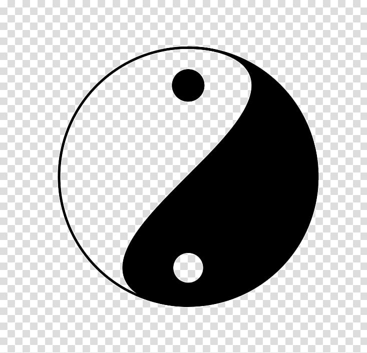 Black and white Yin and yang , Yang Guan transparent background PNG ...