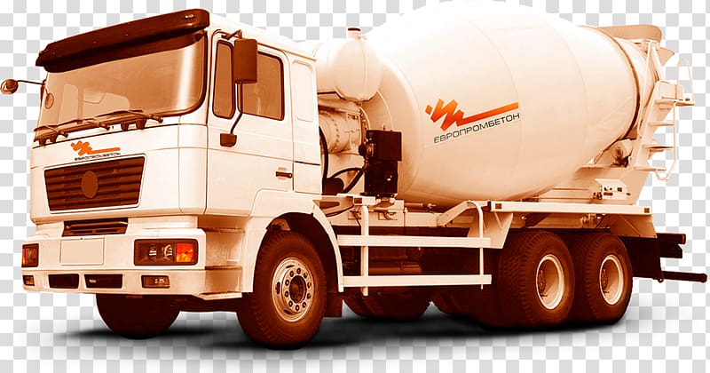 Cement Mixers Betongbil Concrete Architectural engineering Truck, truck transparent background PNG clipart