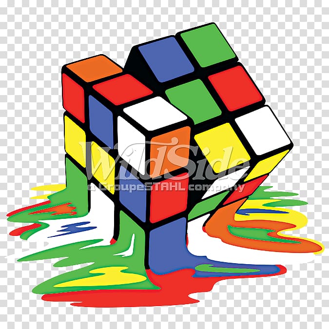 Rubik\'s Cube T-shirt Sheldon Cooper Melting, T-shirt transparent background PNG clipart