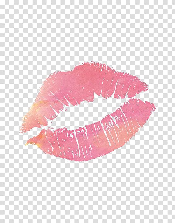 pink lips transparent background PNG clipart