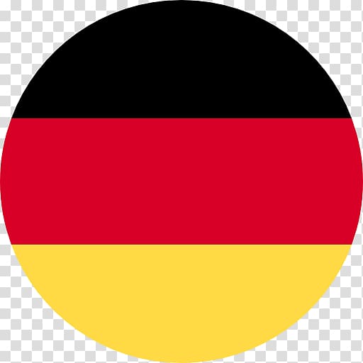 Flag of Germany, circular stage transparent background PNG clipart
