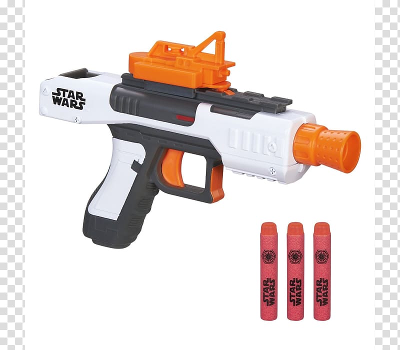 NERF Star Wars First Order Stormtrooper Deluxe Blaster Nerf N-Strike Elite NERF Star Wars First Order Stormtrooper Deluxe Blaster, stormtrooper transparent background PNG clipart