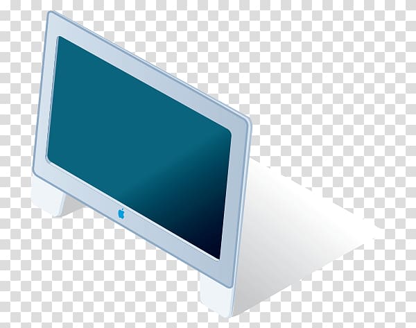 Computer monitor Multimedia Rectangle, white Apple Display transparent background PNG clipart