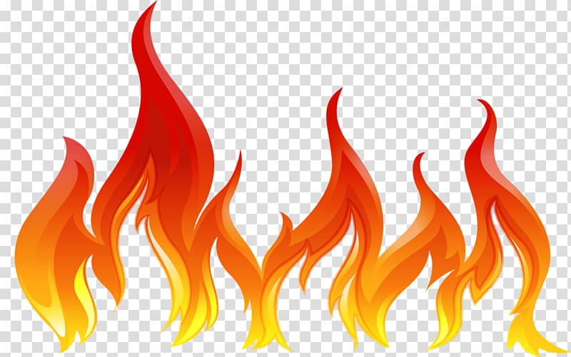 Golden yellow flames transparent background PNG clipart