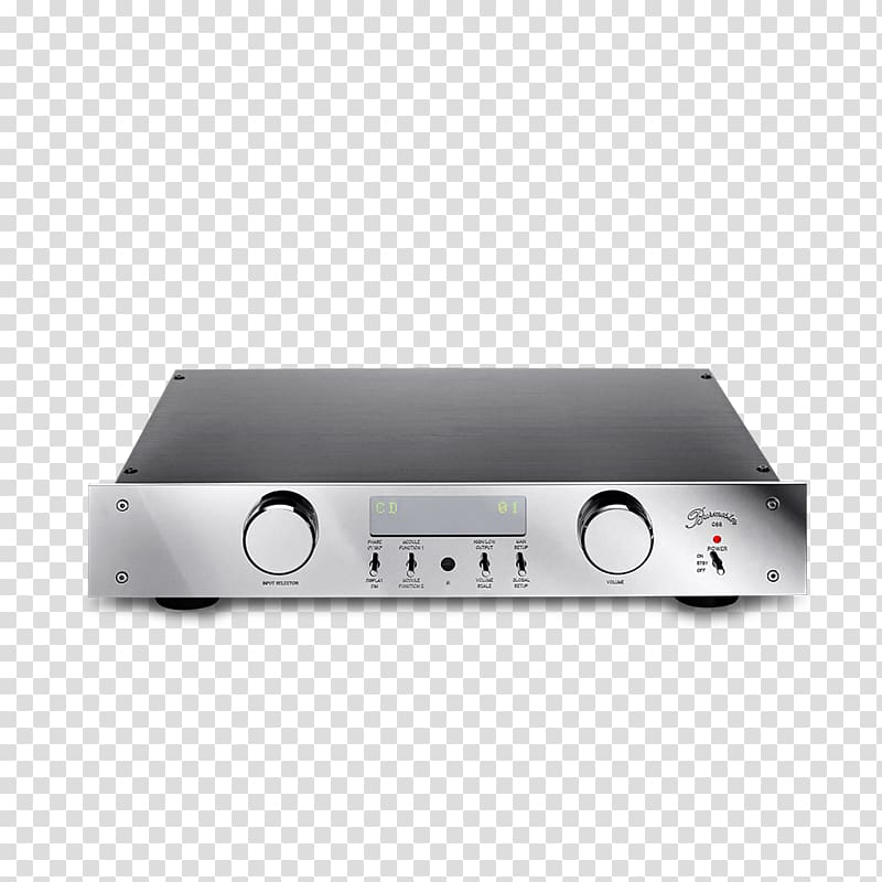 Preamplifier Burmester Audiosysteme Amplificador Audio power amplifier, Golden speakers transparent background PNG clipart