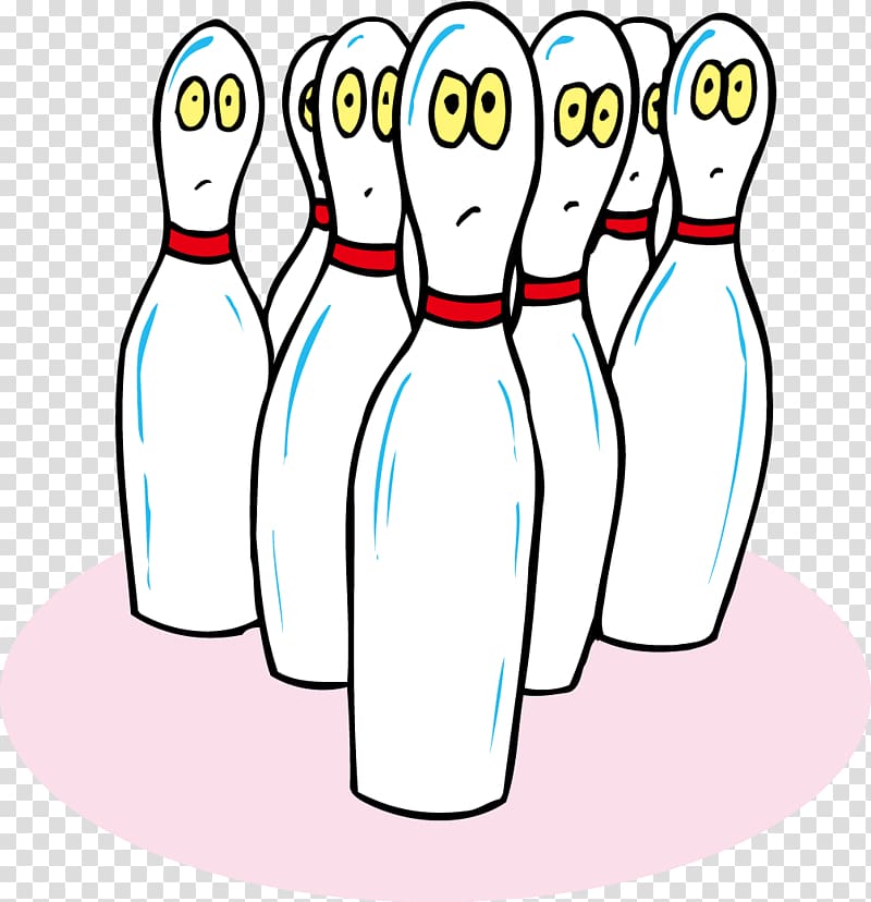 Ten-pin bowling Cartoon Sport, cartoon Bowling transparent background PNG clipart
