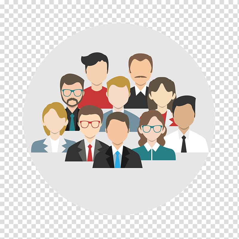 group of people profile , Businessperson Company Management, company employee slogan transparent background PNG clipart
