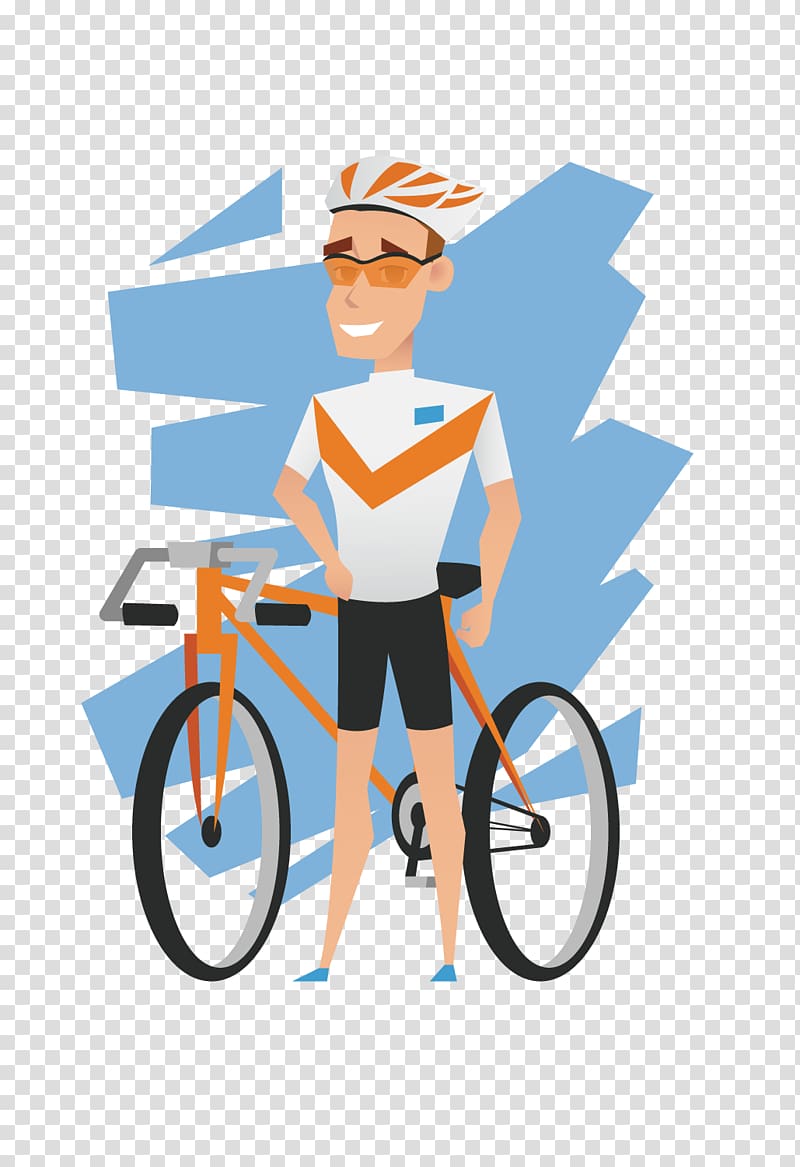 Bicycle frame Cycling Bicycle wheel , Hand drawn Bike Boy transparent background PNG clipart