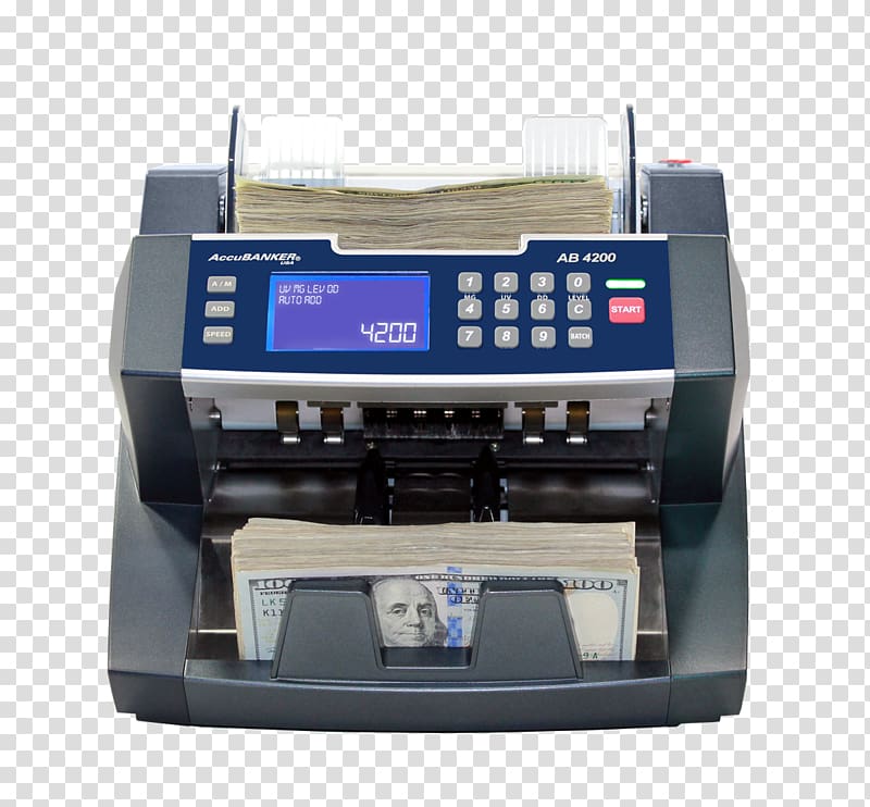 Amanos Electronic International SAS Banknote counter Currency-counting machine Contadora de billetes, bill counter transparent background PNG clipart