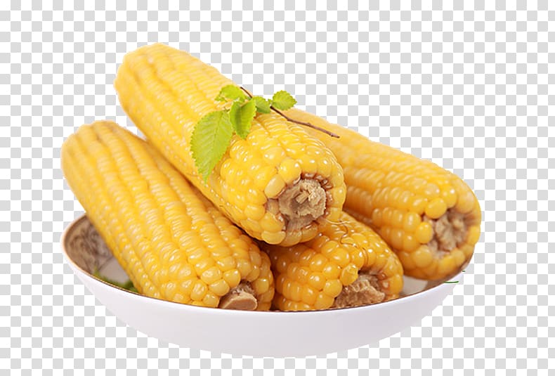 Corn on the cob Waxy corn Corncob Food, Fresh corn cob transparent background PNG clipart