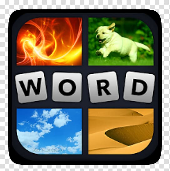4 Pics 1 Word Level Word game Community Center GmbH Letter, Word transparent background PNG clipart