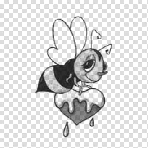 Bumblebee Tattoo Honey bee Idea, bee transparent background PNG clipart