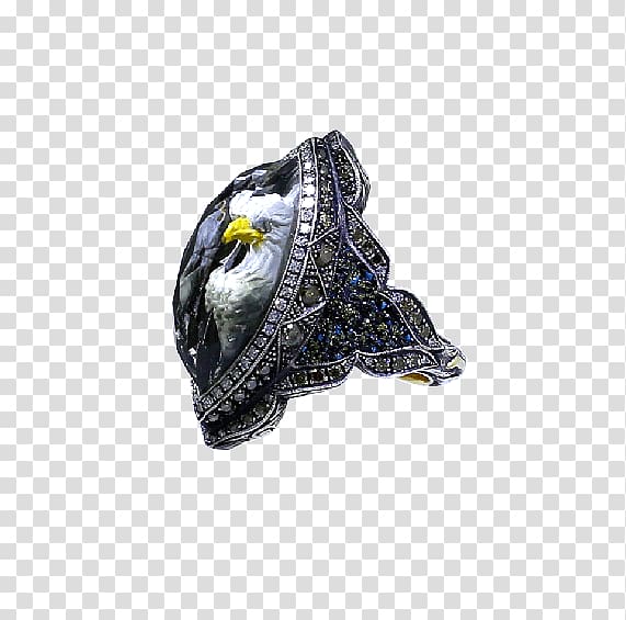 Earring Eagle Diamond Jewellery, diamond rock transparent background PNG clipart