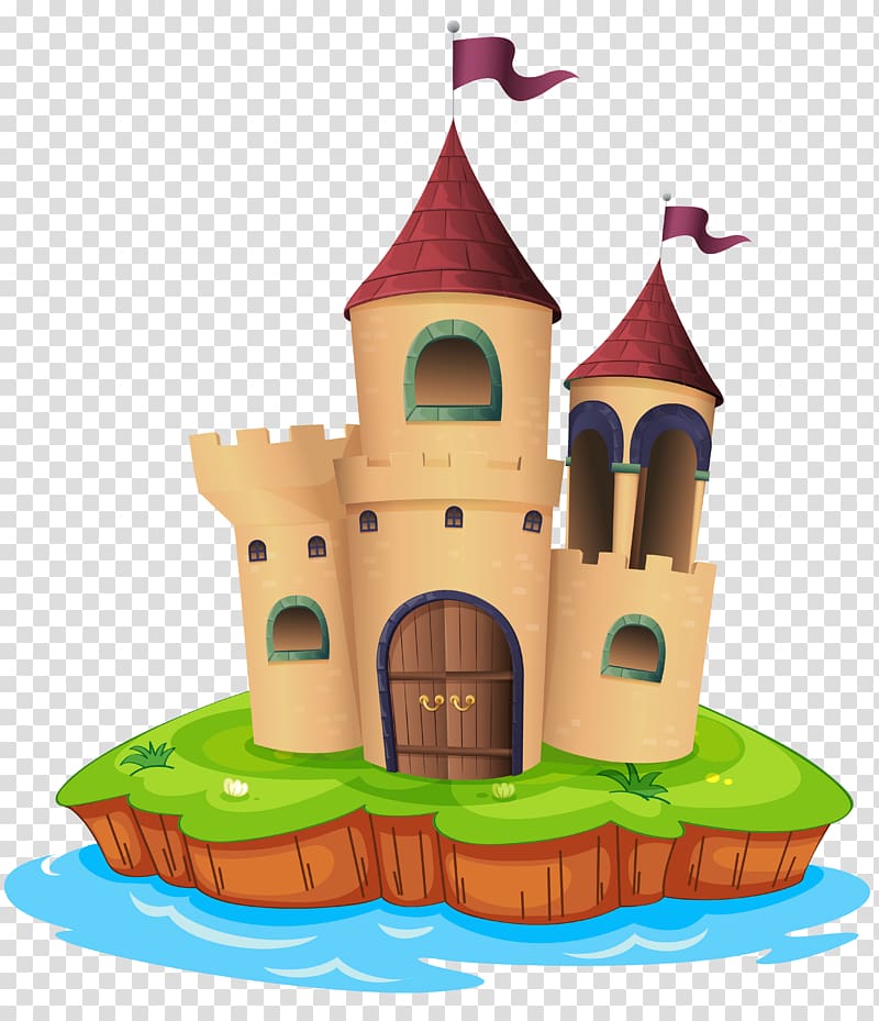 brown castle illustration, Euclidean Child Scalar Magnitude, Castle and Water transparent background PNG clipart