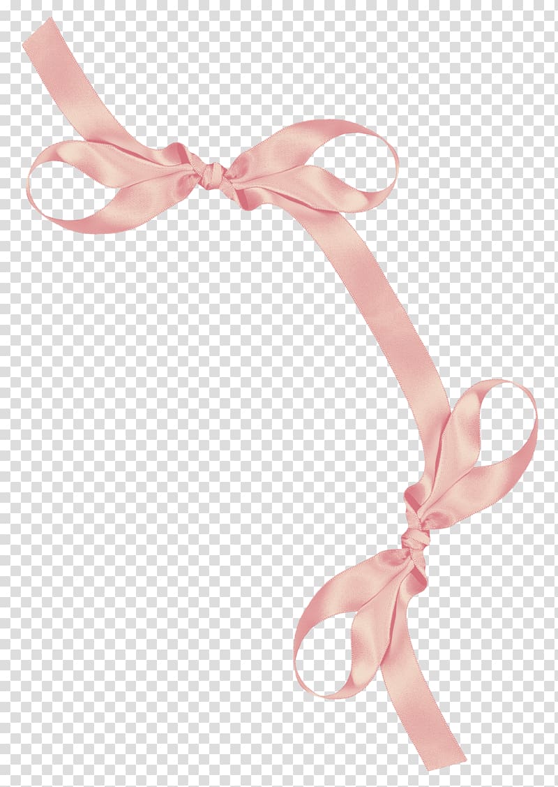 Ribbon Pink Shoelace knot , pink bow ribbon transparent background PNG clipart