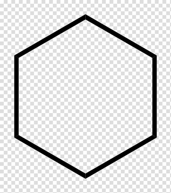 Cyclohexane conformation Structural formula Conformational isomerism Cycloalkane, hexagon border transparent background PNG clipart
