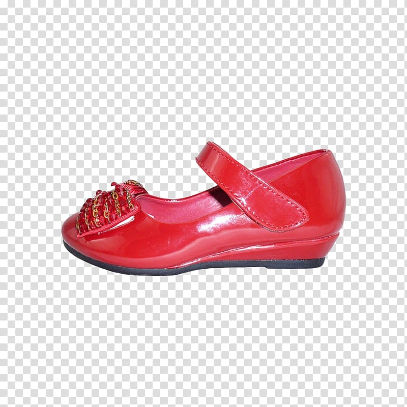 Shoe High-heeled footwear Sandal, Red girls shoes transparent background PNG clipart