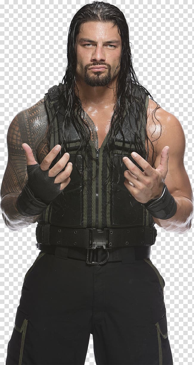 Roman Reigns WWE Superstars Professional wrestling The Shield, spear transparent background PNG clipart