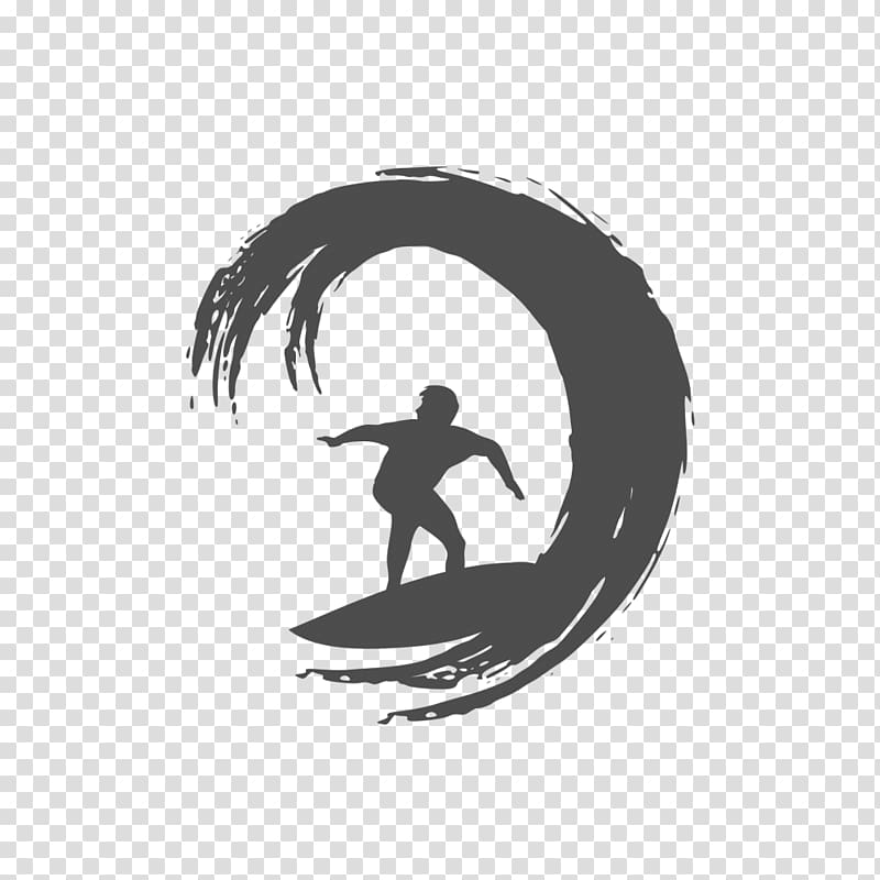 Big wave surfing Portable Network Graphics Logo, surfing transparent background PNG clipart