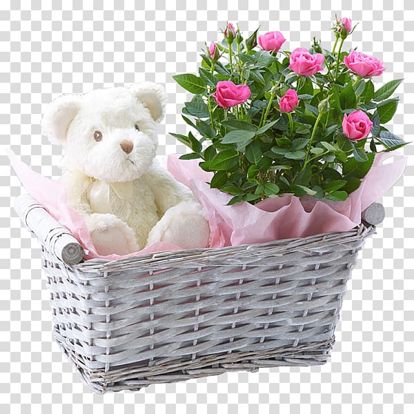 Food Gift Baskets Rose Flower bouquet, rose transparent background PNG clipart