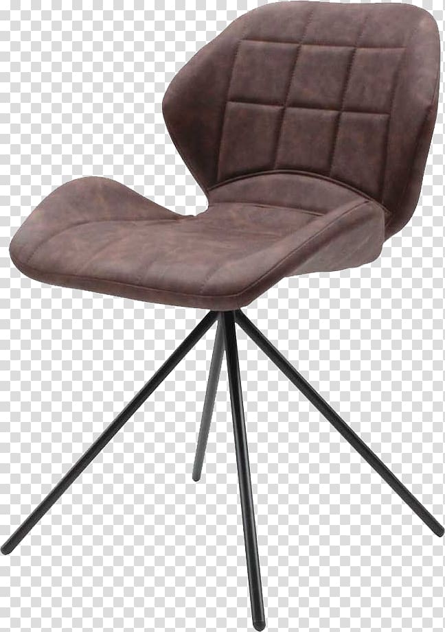 Table Eetkamerstoel Chair Furniture Artificial leather, table transparent background PNG clipart