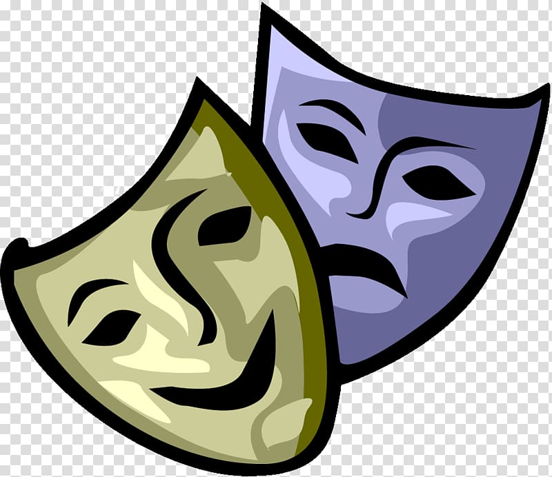 Drama Musical theatre Play , mask transparent background PNG clipart