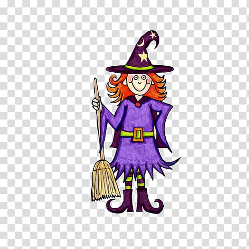 Halloween Boszorkxe1ny, witch transparent background PNG clipart