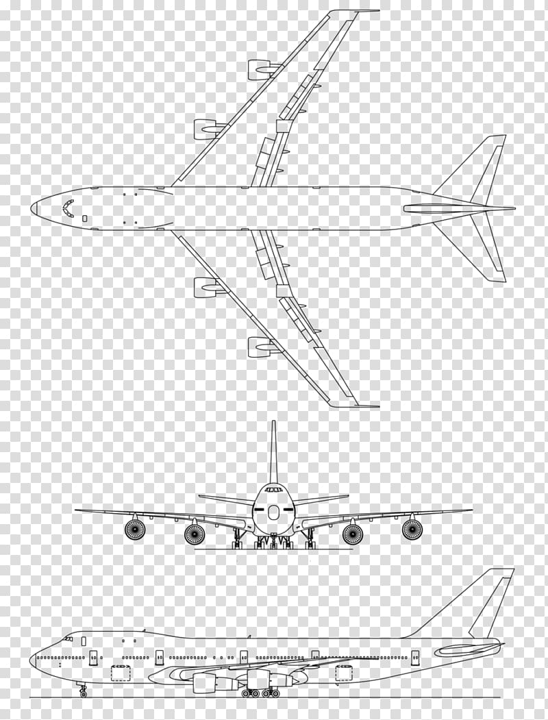 Boeing 747 Narrow-body aircraft Airplane Boeing 737 Next Generation, airplane transparent background PNG clipart