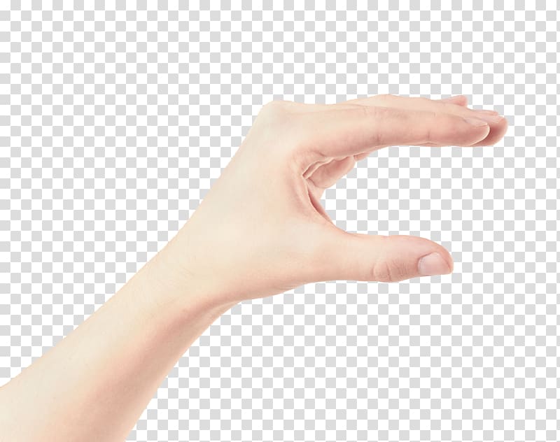 person left hand, Thumb Hand model Nail, Hand to u gesture, direction material transparent background PNG clipart
