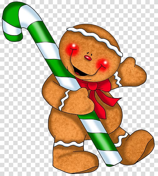 Gingerbread house The Gingerbread Man Candy cane Ginger snap, Gingerbread man transparent background PNG clipart