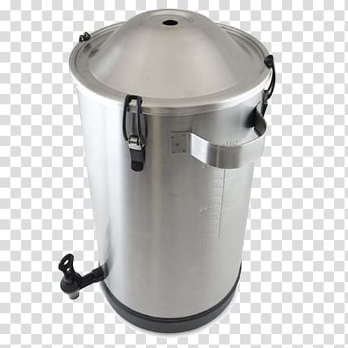 Beer Fermentation Imperial gallon Carboy Stainless steel, transparent background PNG clipart