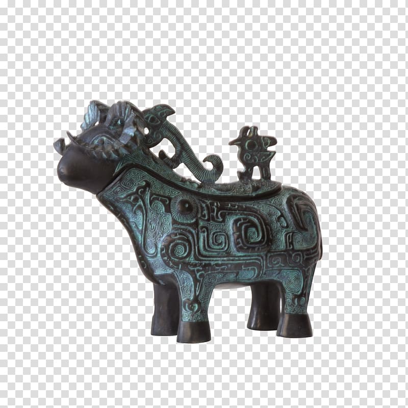 Shanghai Museum Western Zhou u0634u06ccu0621 u0645u0641u0631u063au06cc Ding Shang dynasty, Bronze, sheep Zun transparent background PNG clipart