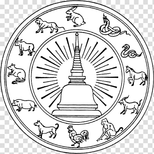 Wat Phra Mahathat Seals of the provinces of Thailand Nakhon Si Thammarat Kingdom Chinese zodiac, Seal transparent background PNG clipart