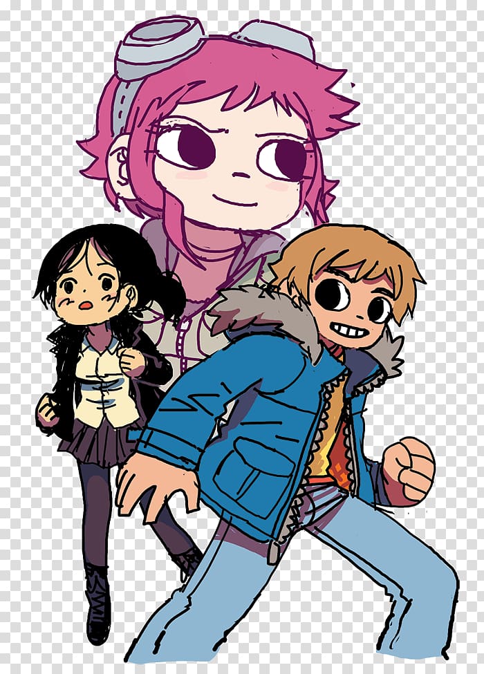 Ramona Flowers Knives Chau Scott Pilgrim & the Infinite Sadness Drawing, others transparent background PNG clipart