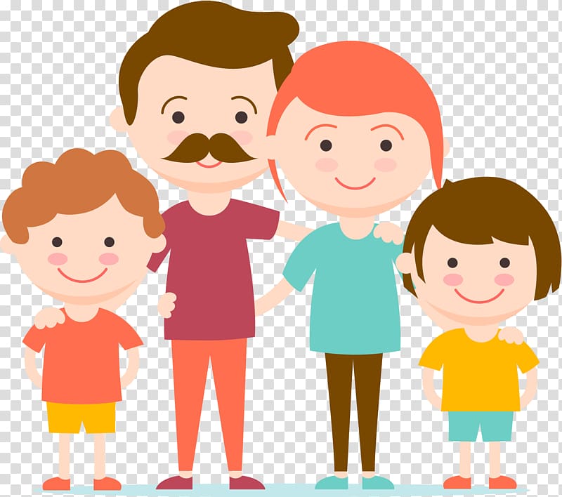 Family Flat design Child Happiness, Family transparent background PNG clipart