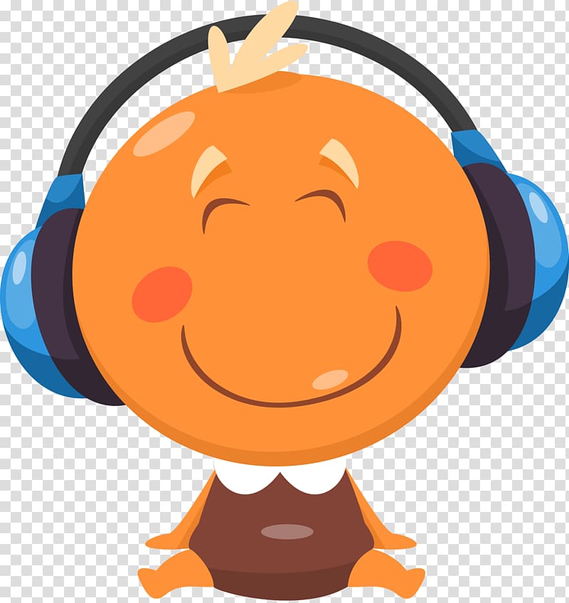 Headphones Drawing , hand-painted children with headphones transparent background PNG clipart